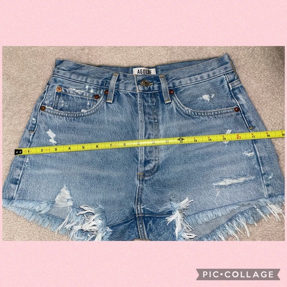Agolde Parker Vintage Cut Off Short Swampmeet - Picture 9 of 11
